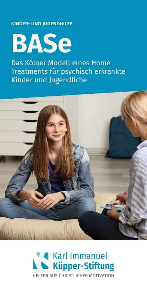 Titelblatt Folder Jugendhilfe - BASe - Karl Immanuel Kuepper-Stiftung