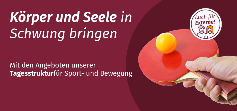 Banner Freizeitnahe Tagesstruktur für Erwachsene Sport