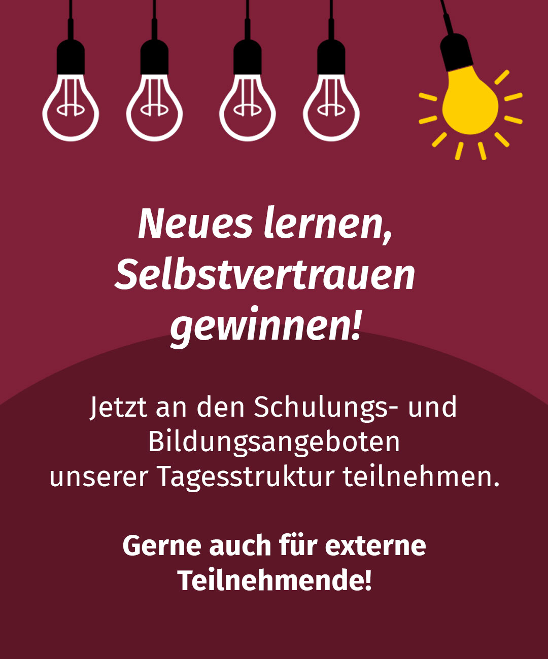 Banner Schulungs- und Bildungsan­gebote