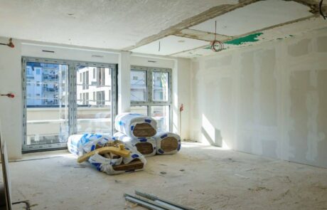 Karl-Immanuel-Kuepper-Stiftung Fortgang der Revitalisierung Innenansicht weiterer Raum im Ausbau