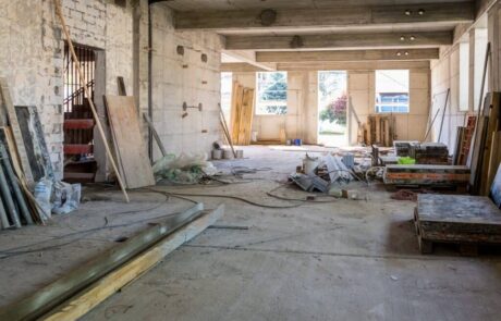 Karl-Immanuel-Kuepper-Stiftung Fortgang der Revitalisierung Innenansicht Rohbau